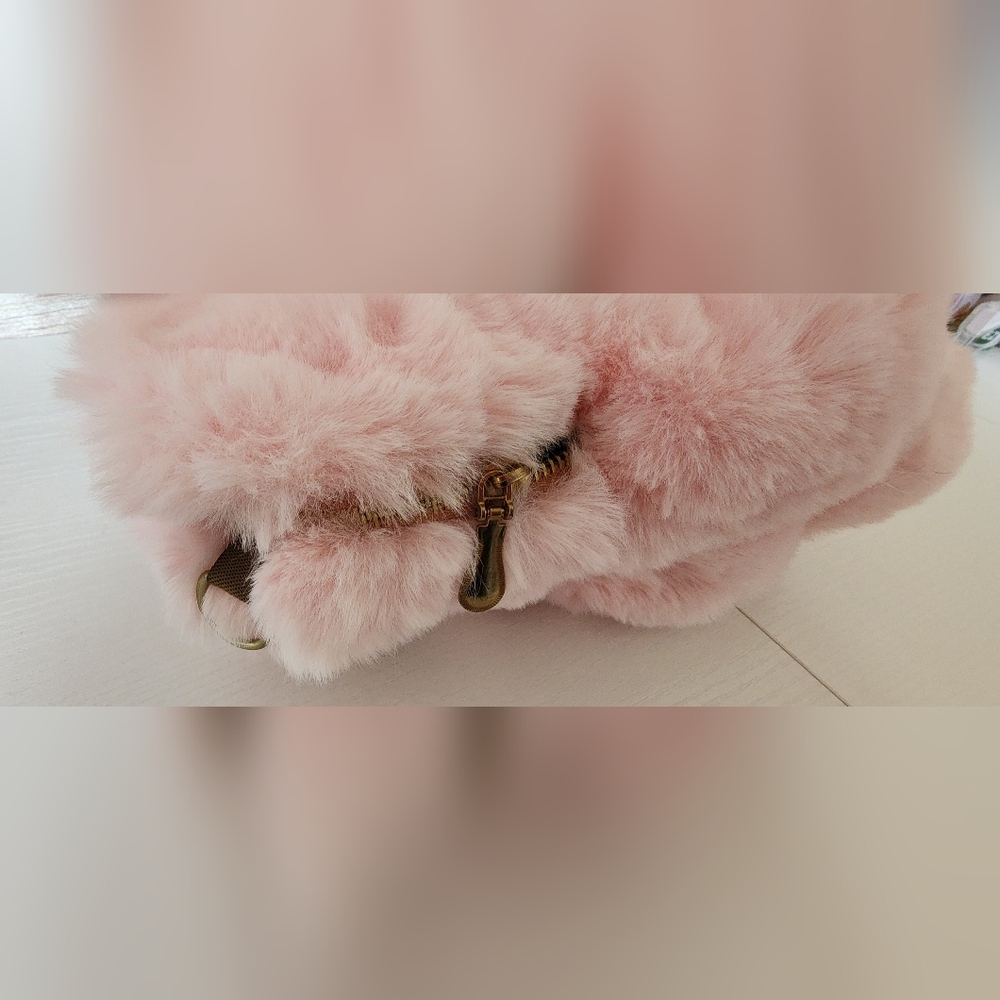 Cute Pink Plush Bear Bag - Picture 11 of 12